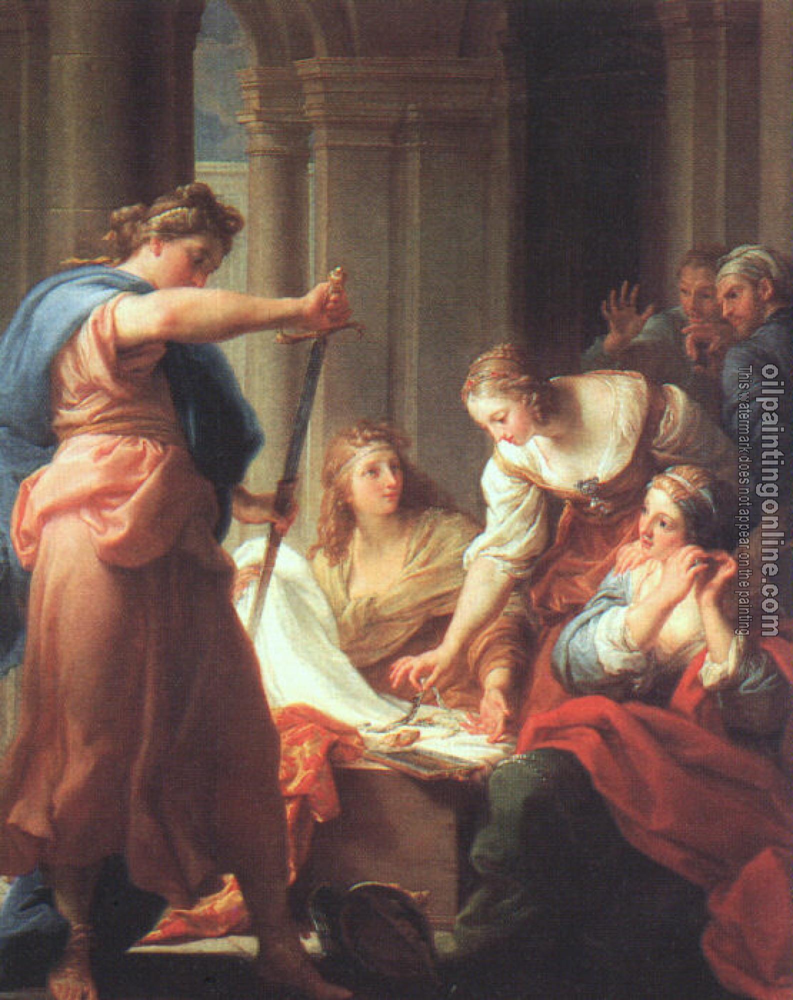 Batoni, Pompeo - Graphic Achilles at the Court of Lycomedes